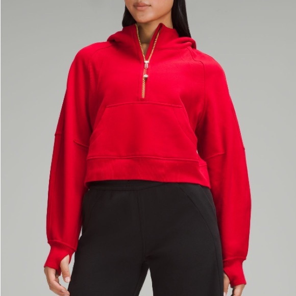 NWT Lululemon Lunar New Year Scuba Oversized Half-Zip Hoodie in a Size XS/S. - Picture 1 of 4